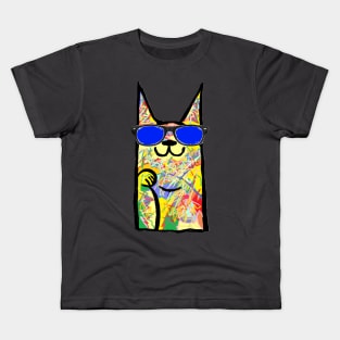 graffiti tattoo subway CAT Kids T-Shirt